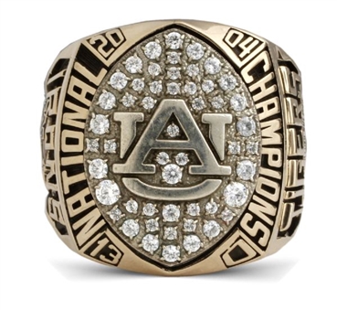 Auburn Tigers 2004 National Champions Player Ring (Player LOA)